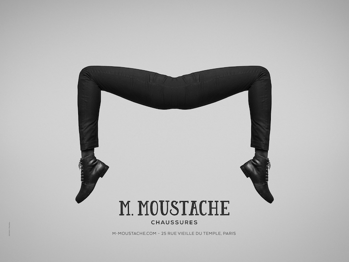 affiches M MOUSTACHE Mode Luxe 2
